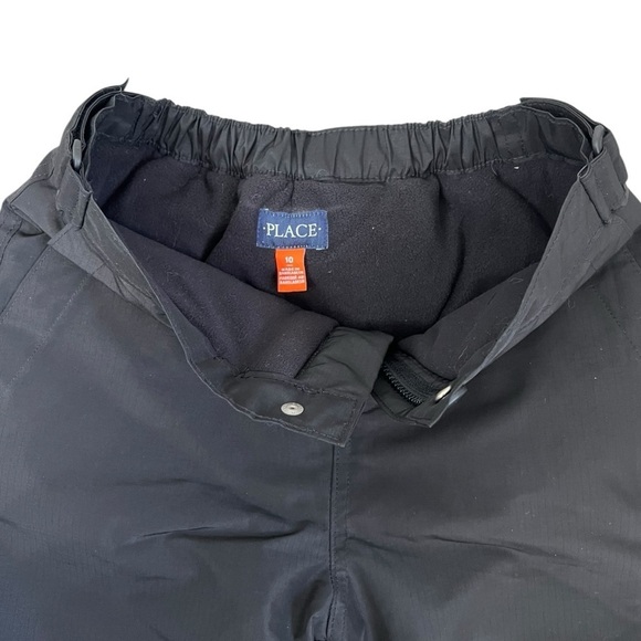 The Children’s Place Black Unisex Snow Pants - Size 10 - Picture 2 of 8